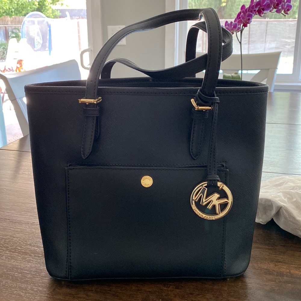 Black Michael Kors handbag purse